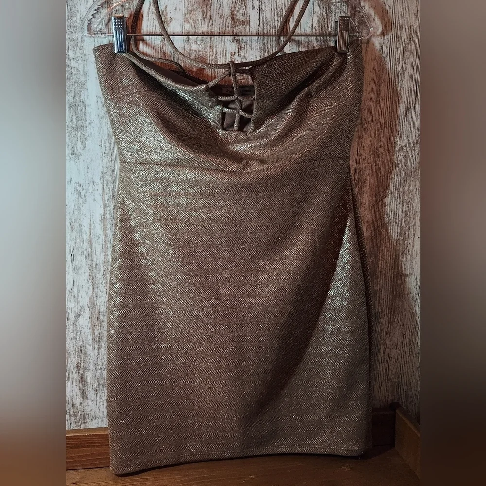 Charlotte Russe elegant metallic